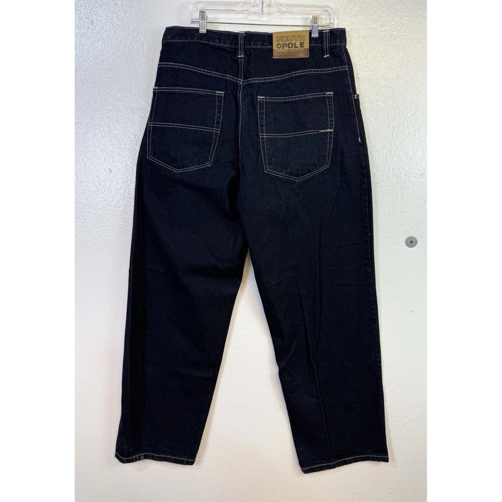 Southpole Jeans Mens 38 - 36x33 Baggy‎ Loose Blue Denim Pants Skate Straight New